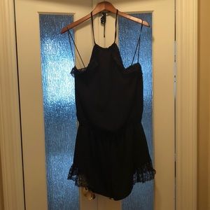 GUESS Black Halter Romper